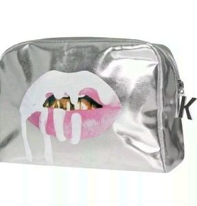 Kylie Holiday 2016 Silver Makeup Bag